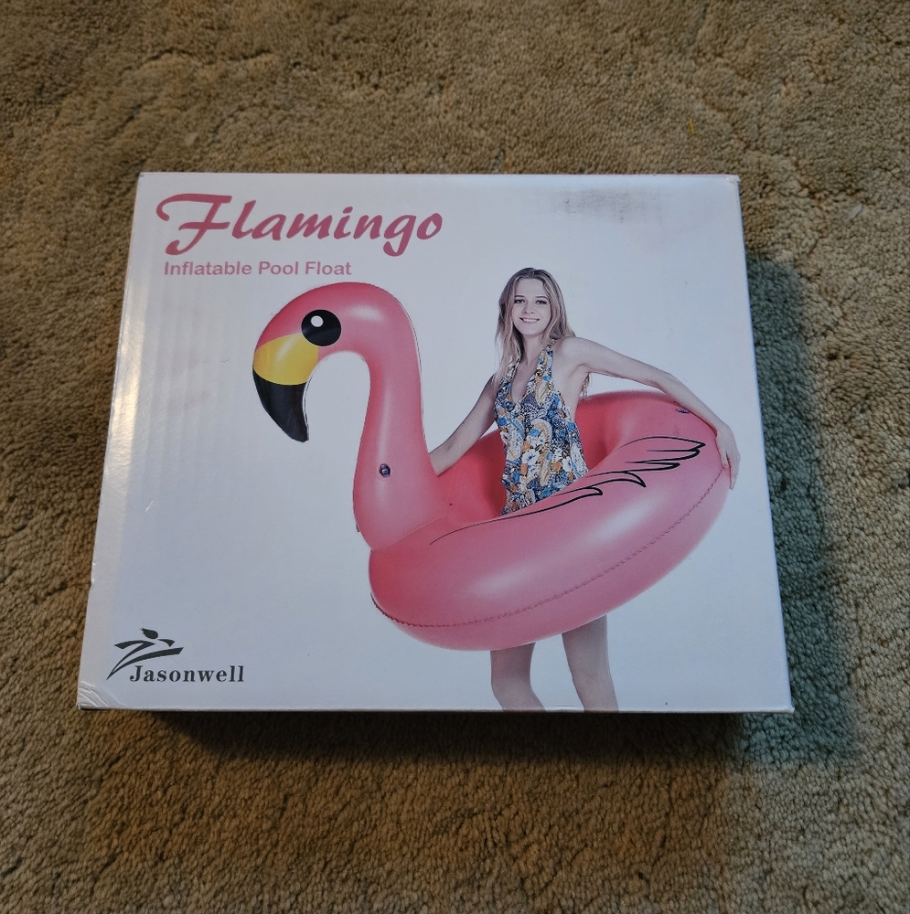 NWOT Flamingo Inflatable Pool Float